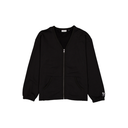 New Era Branded Alden Black Full-Zip Cardigan