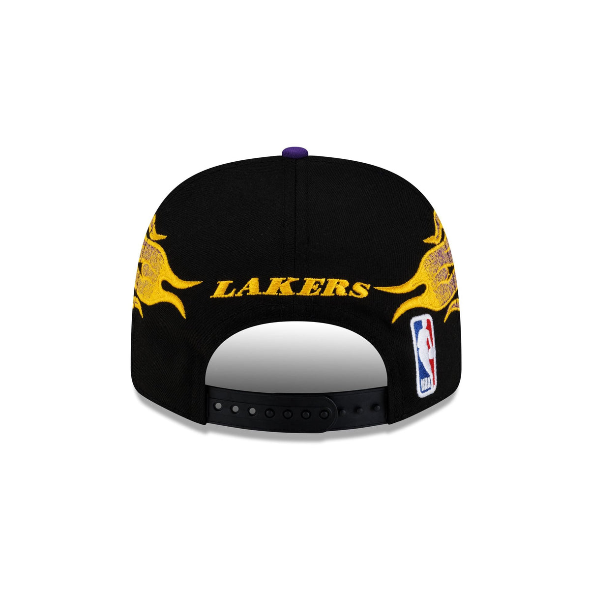 Nice Kicks x Los Angeles Lakers Y2K Flames 9FIFTY Original Fit Snapback Hat