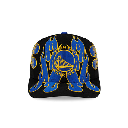 Nice Kicks x Golden State Warriors Y2K Flames 9FIFTY Original Fit Snapback Hat