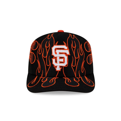 Nice Kicks x San Francisco Giants Y2K Flames 9FIFTY Original Fit Snapback Hat