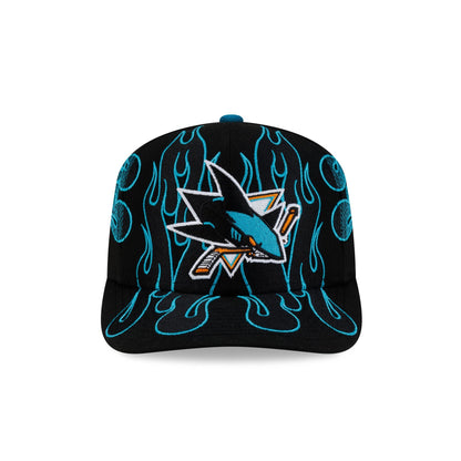 Nice Kicks x San Jose Sharks Y2K Flames 9FIFTY Original Fit Snapback Hat