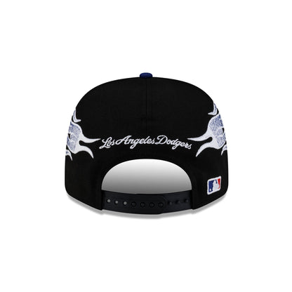 Nice Kicks x Los Angeles Dodgers Y2K Flames 9FIFTY Original Fit Snapback Hat