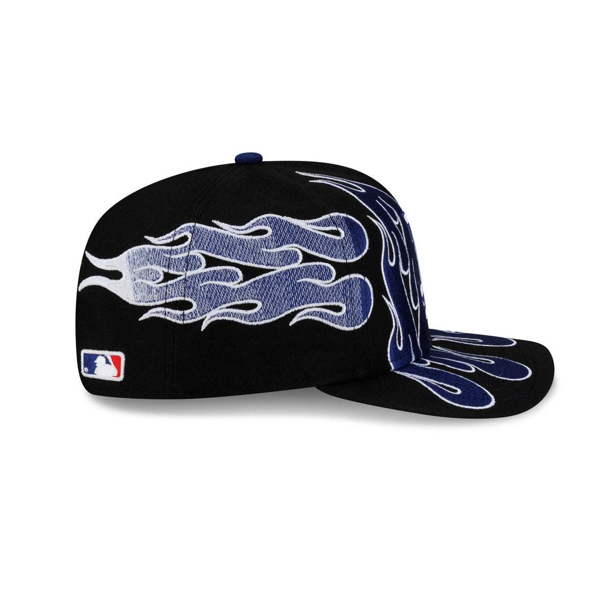 Nice Kicks x Los Angeles Dodgers Y2K Flames 9FIFTY Original Fit Snapback Hat