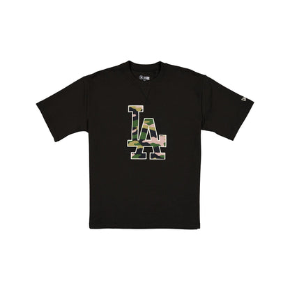Los Angeles Dodgers Camo Logo Black T-Shirt