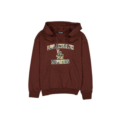 Los Angeles Dodgers Camo Logo Brown Hoodie
