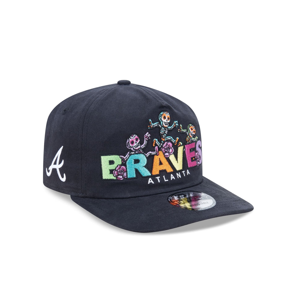 Atlanta Braves Day of the Dead Skeleton Dance 19TWENTY Snapback Hat