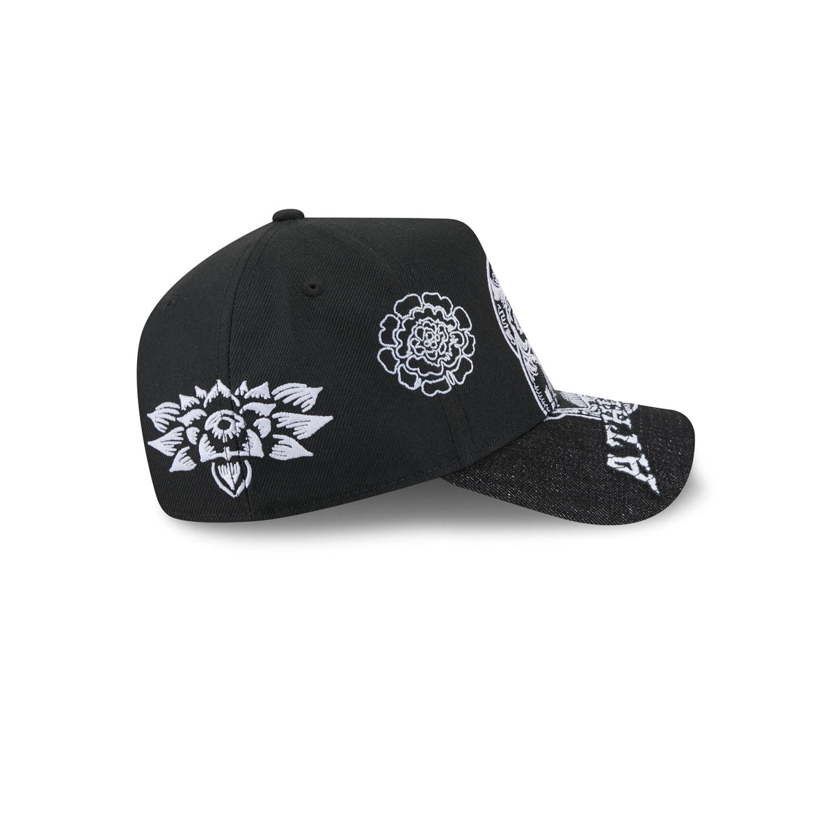 Athletics Day of the Dead Skull 9FORTY A-Frame Snapback Hat