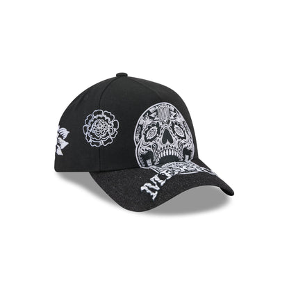 Mexico Baseball Day of the Dead Skull 9FORTY A-Frame Snapback Hat