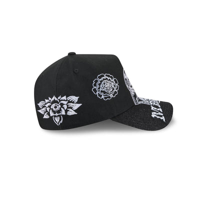 Mexico Baseball Day of the Dead Skull 9FORTY A-Frame Snapback Hat