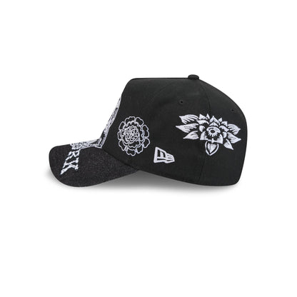 New York Yankees Day of the Dead Skull 9FORTY A-Frame Snapback Hat