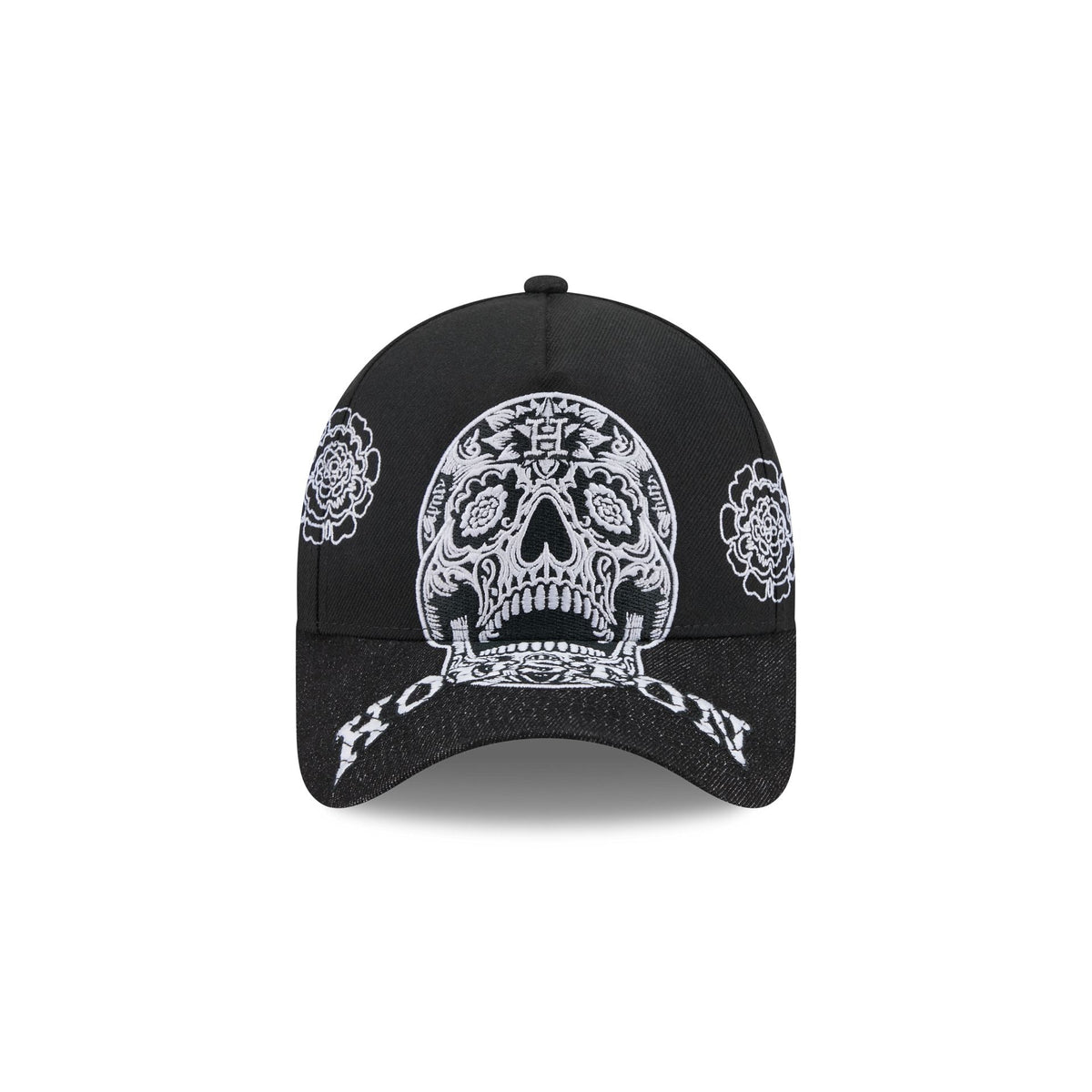 Houston Astros Day of the Dead Skull 9FORTY A-Frame Snapback Hat