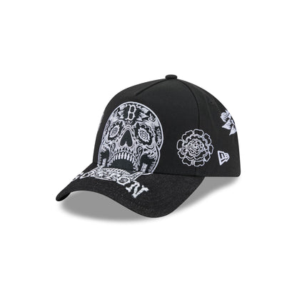 Boston Red Sox Day of the Dead Skull 9FORTY A-Frame Snapback Hat