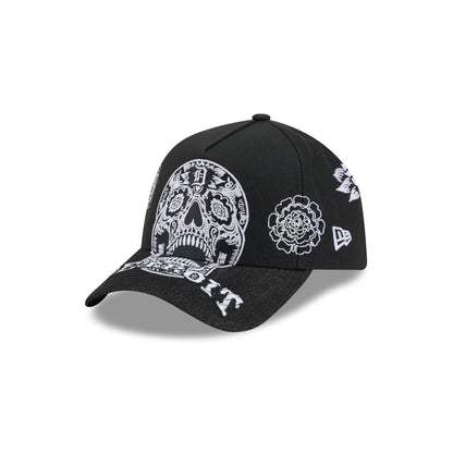 Detroit Tigers Day of the Dead Skull 9FORTY A-Frame Snapback Hat