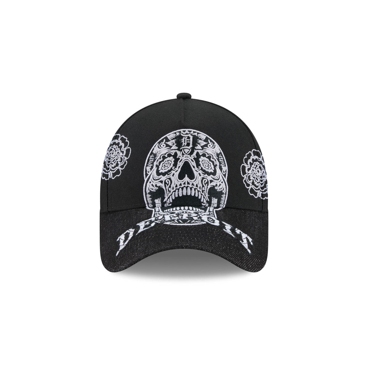 Detroit Tigers Day of the Dead Skull 9FORTY A-Frame Snapback Hat