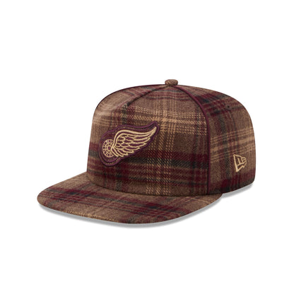Detroit Red Wings Fall Plaid 19TWENTY Snapback Hat