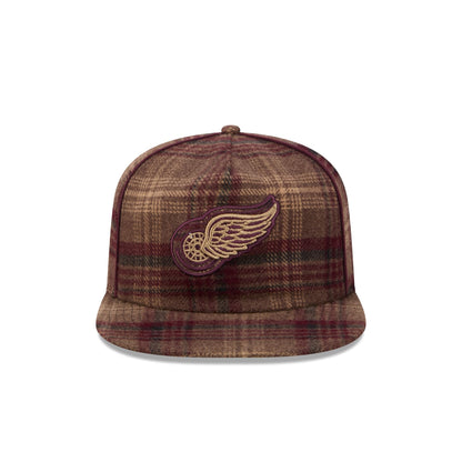 Detroit Red Wings Fall Plaid 19TWENTY Snapback Hat