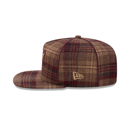 Detroit Red Wings Fall Plaid 19TWENTY Snapback Hat