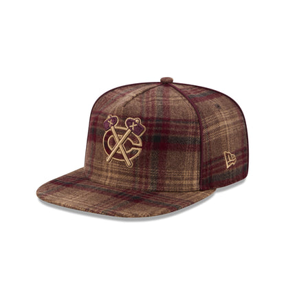 Chicago Blackhawks Fall Plaid 19TWENTY Snapback Hat
