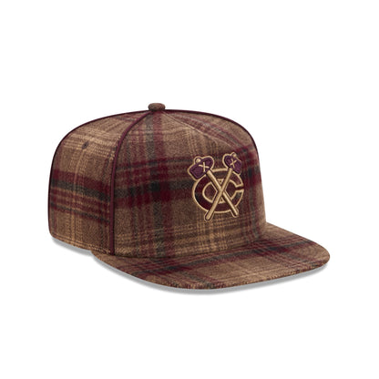 Chicago Blackhawks Fall Plaid 19TWENTY Snapback Hat