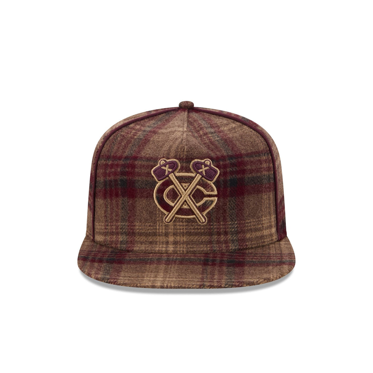Chicago Blackhawks Fall Plaid 19TWENTY Snapback Hat