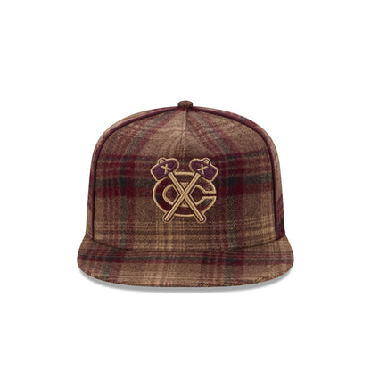 Chicago Blackhawks Fall Plaid 19TWENTY Snapback Hat