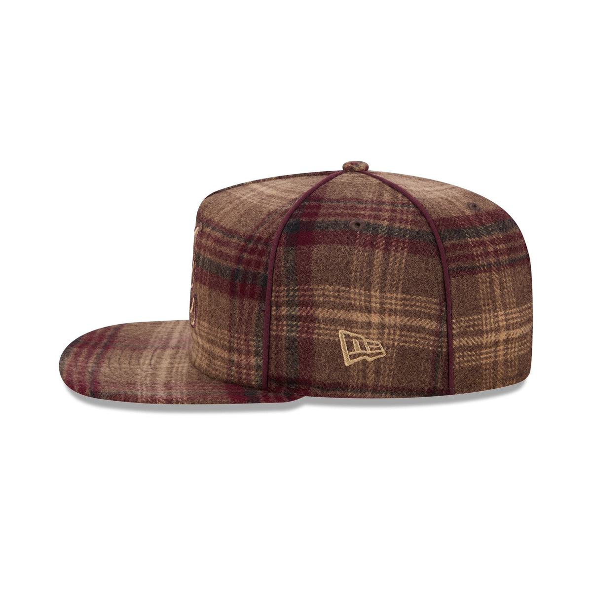 Atlanta Braves Fall Plaid 19TWENTY Snapback Hat