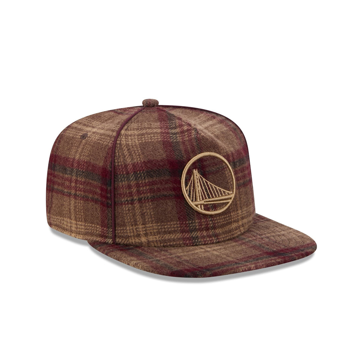 Golden State Warriors Fall Plaid 19TWENTY Snapback Hat