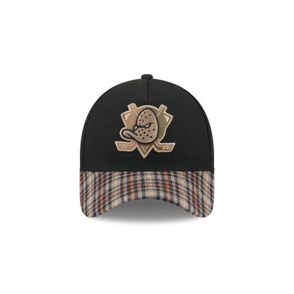 Anaheim Ducks Fall Plaid Visor 59FORTY A-Frame Fitted Hat