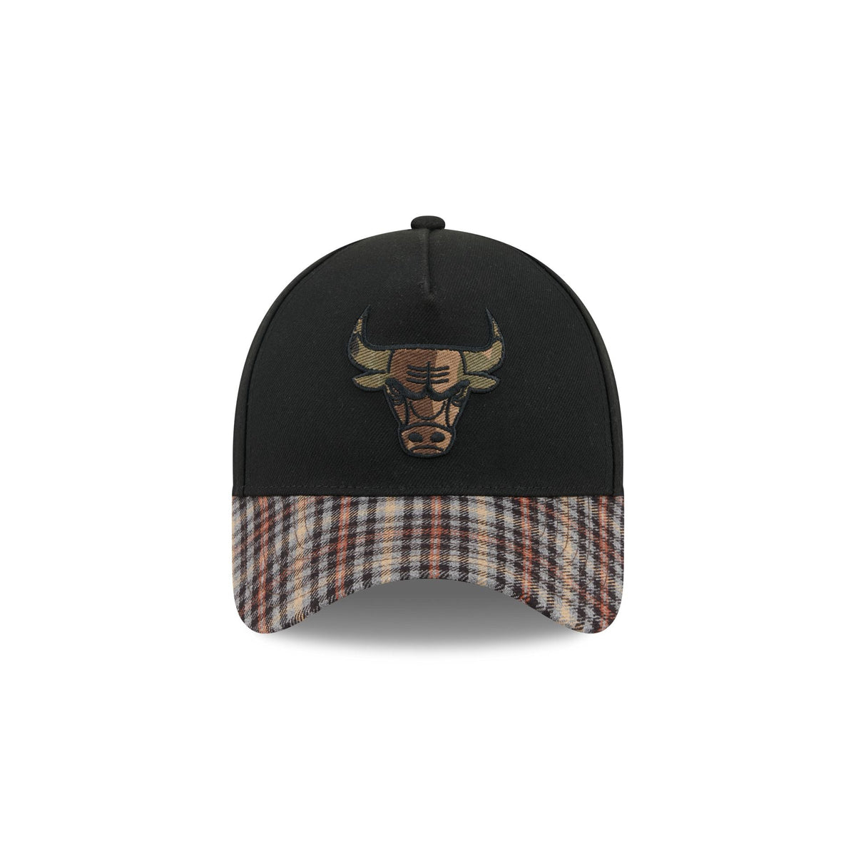 Chicago Bulls Fall Plaid Visor 59FORTY A-Frame Fitted Hat