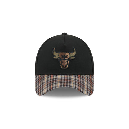 Chicago Bulls Fall Plaid Visor 59FORTY A-Frame Fitted Hat