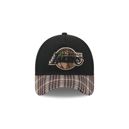 Los Angeles Lakers Fall Plaid Visor 59FORTY A-Frame Fitted Hat