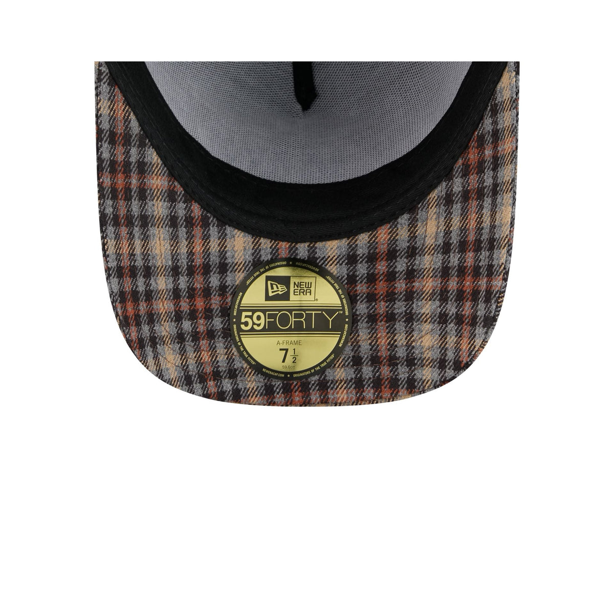 Los Angeles Lakers Fall Plaid Visor 59FORTY A-Frame Fitted Hat