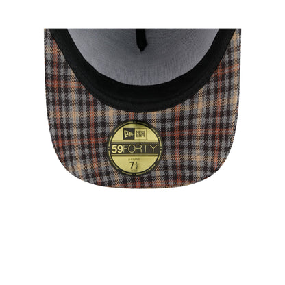 Los Angeles Lakers Fall Plaid Visor 59FORTY A-Frame Fitted Hat