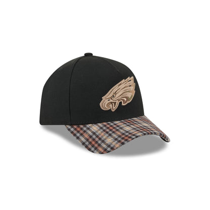 Philadelphia Eagles Fall Plaid Visor 59FORTY A-Frame Fitted Hat