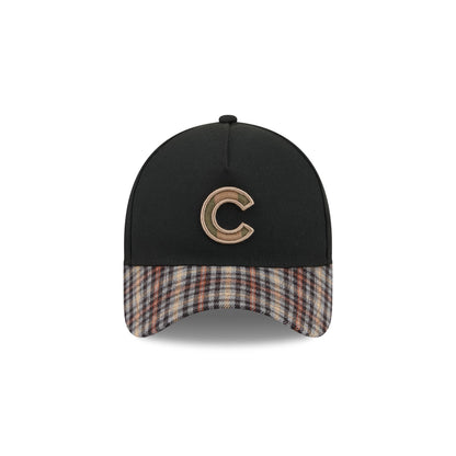 Chicago Cubs Fall Plaid Visor 59FORTY A-Frame Fitted Hat
