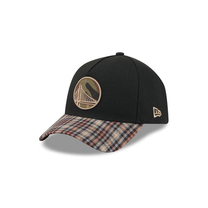 Golden State Warriors Fall Plaid Visor 59FORTY A-Frame Fitted Hat