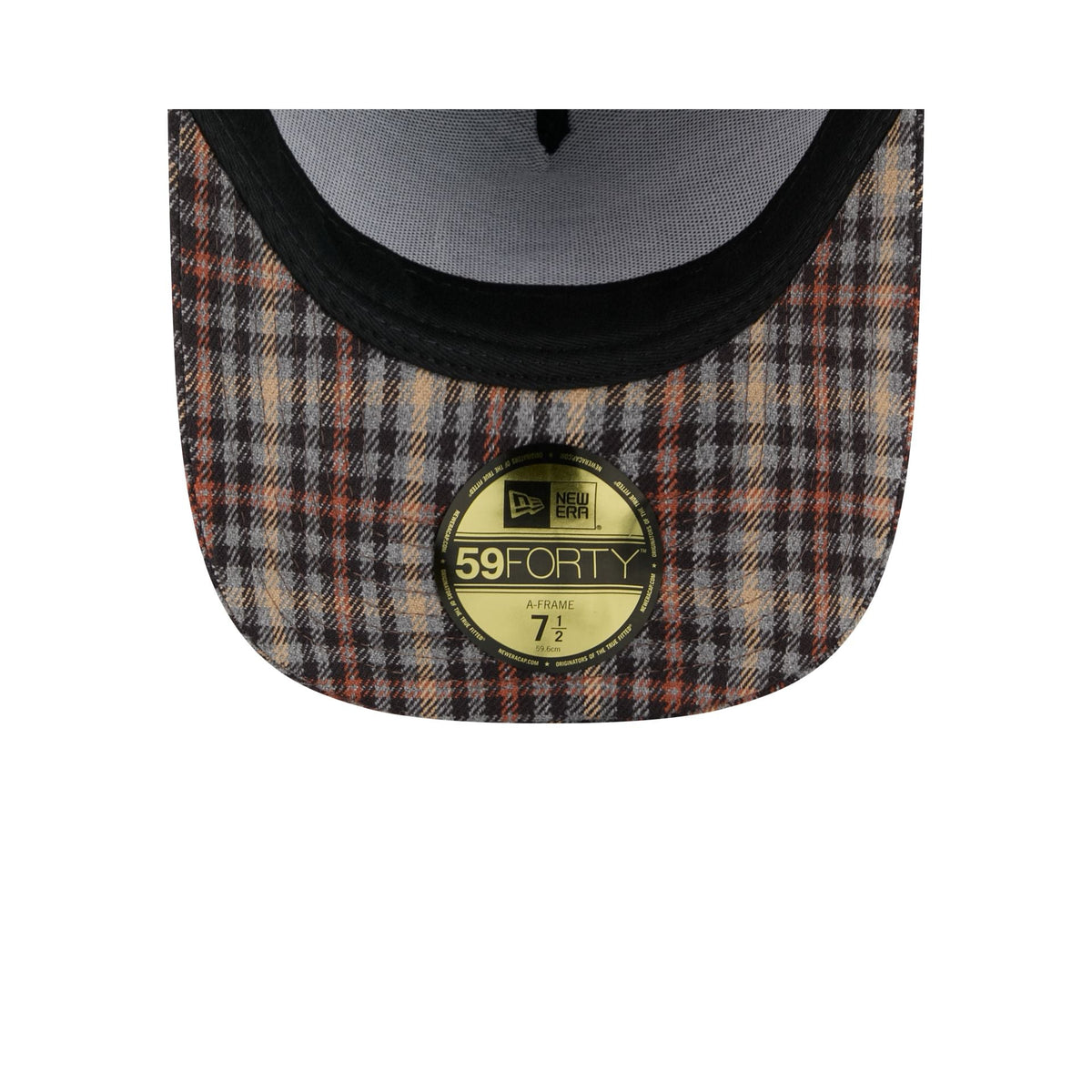 Golden State Warriors Fall Plaid Visor 59FORTY A-Frame Fitted Hat