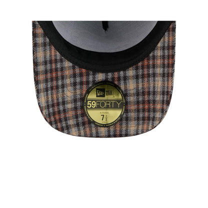 Buffalo Bills Fall Plaid Visor 59FORTY A-Frame Fitted Hat