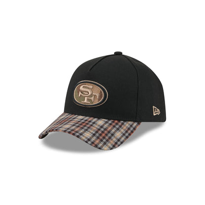 San Francisco 49ers Fall Plaid Visor 59FORTY A-Frame Fitted Hat
