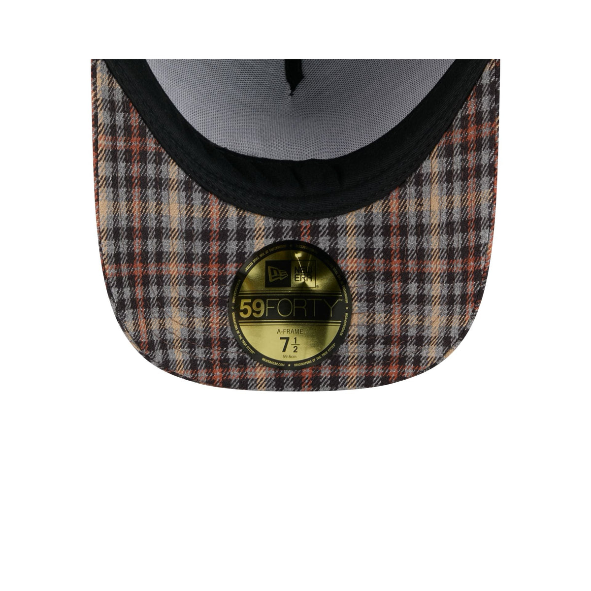 San Francisco 49ers Fall Plaid Visor 59FORTY A-Frame Fitted Hat