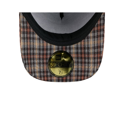 San Francisco 49ers Fall Plaid Visor 59FORTY A-Frame Fitted Hat