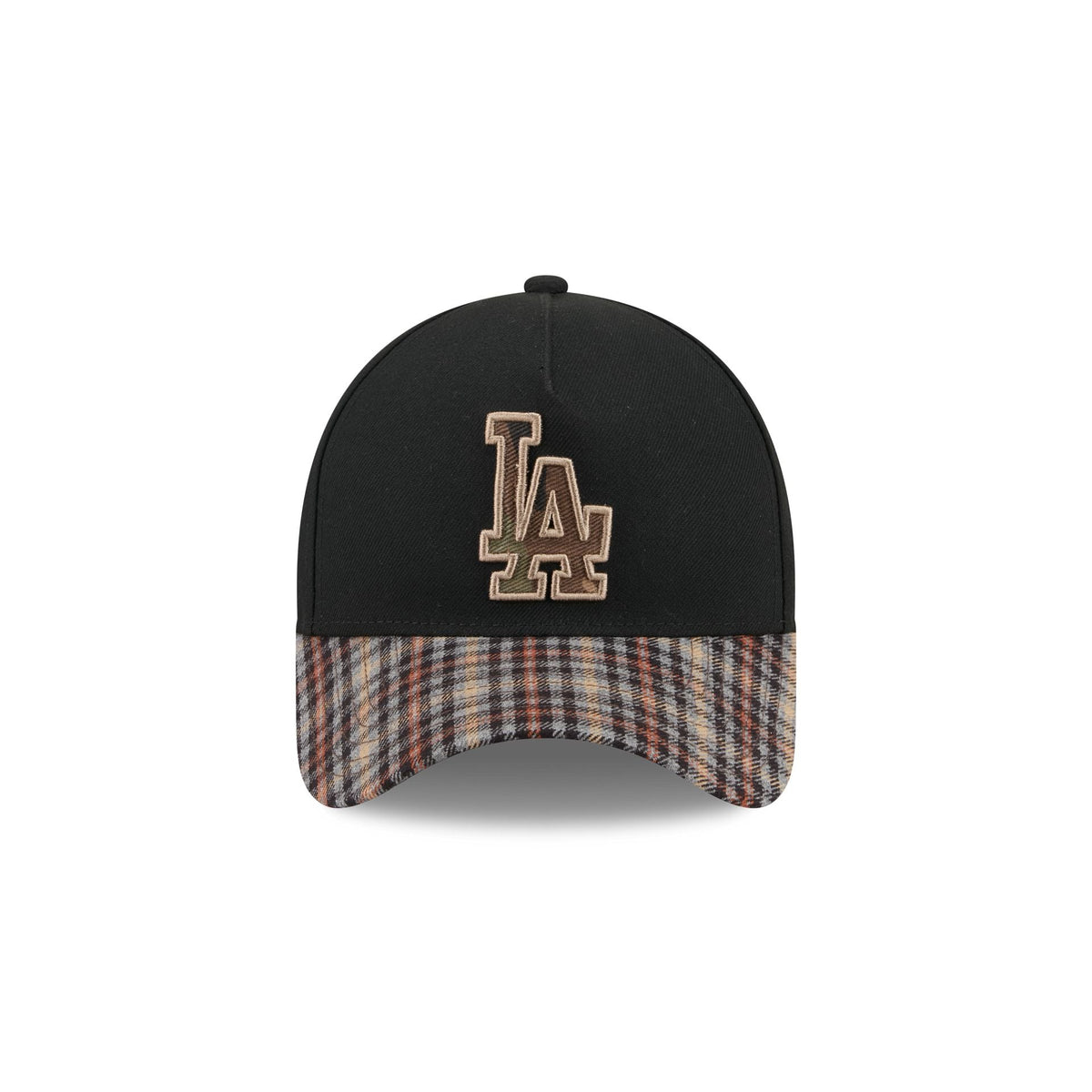 Los Angeles Dodgers Fall Plaid Visor 59FORTY A-Frame Fitted Hat