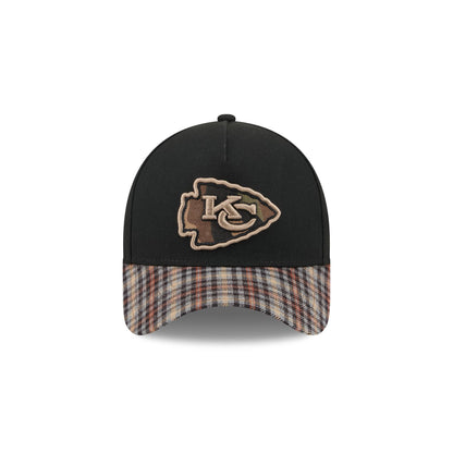 Kansas City Chiefs Fall Plaid Visor 59FORTY A-Frame Fitted Hat