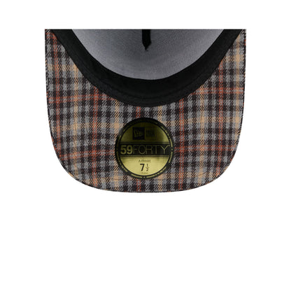 Kansas City Chiefs Fall Plaid Visor 59FORTY A-Frame Fitted Hat