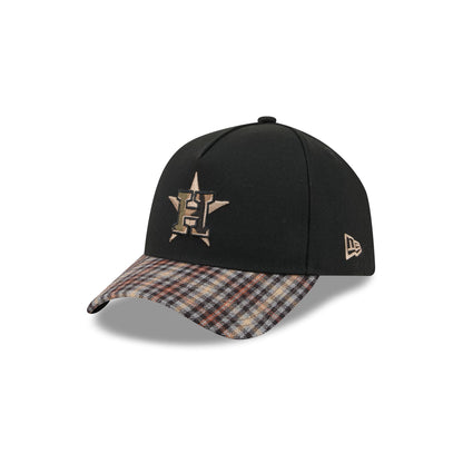 Houston Astros Fall Plaid Visor 59FORTY A-Frame Fitted Hat