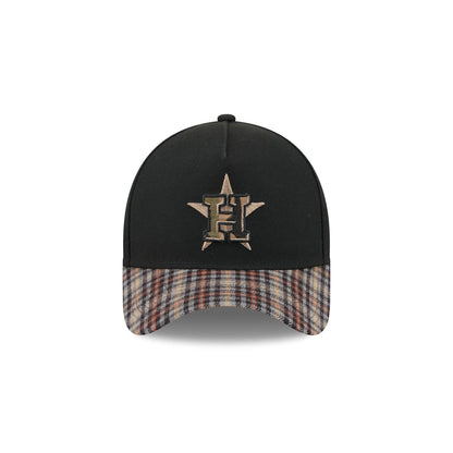 Houston Astros Fall Plaid Visor 59FORTY A-Frame Fitted Hat