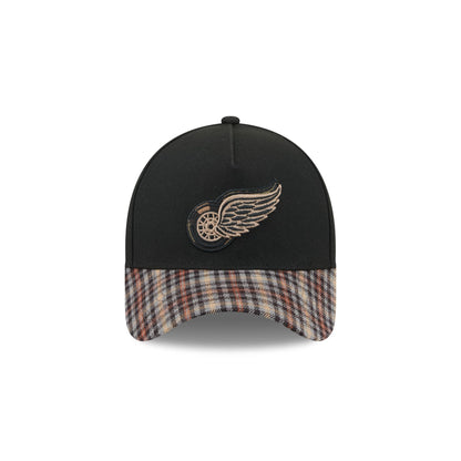 Detroit Red Wings Fall Plaid Visor 59FORTY A-Frame Fitted Hat