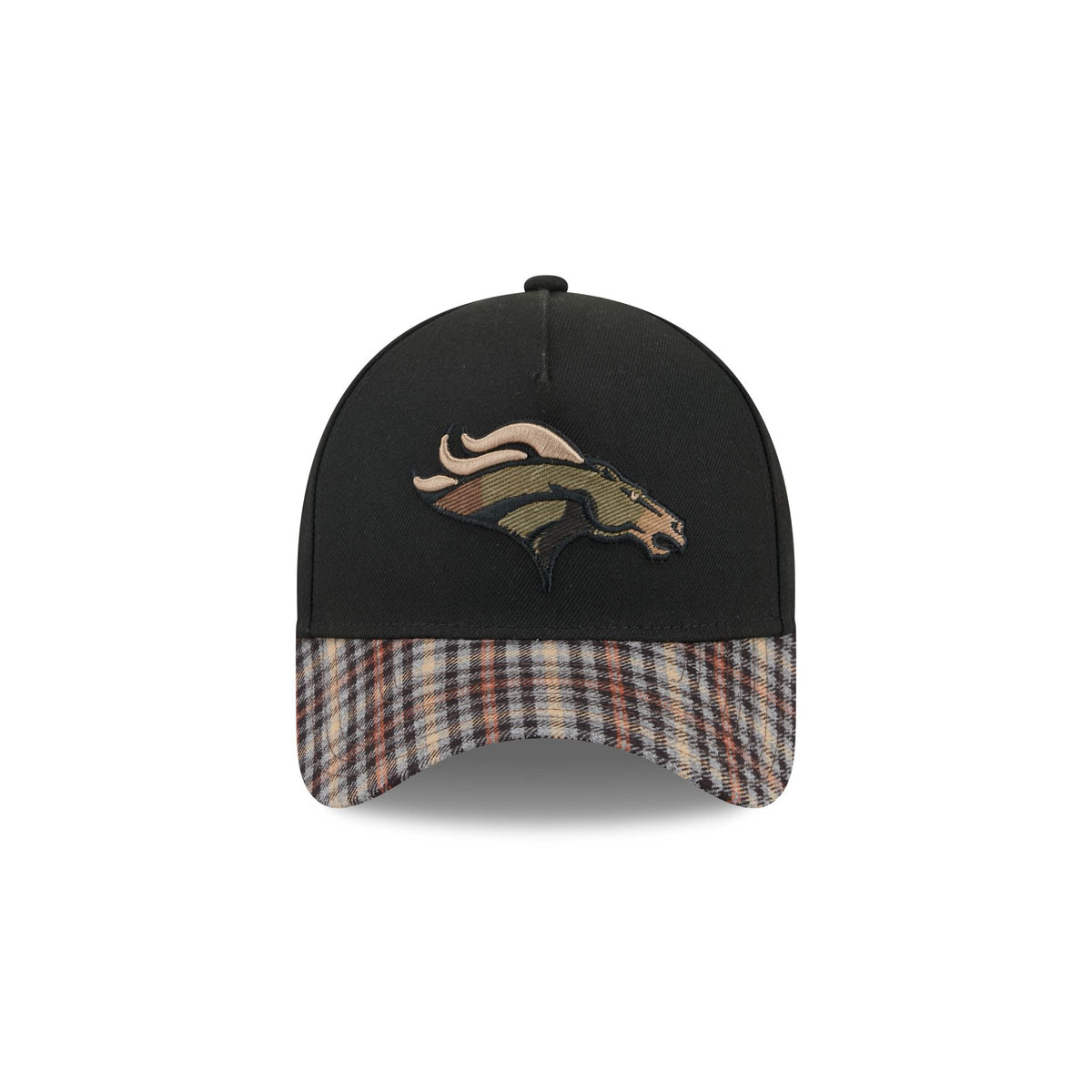 Denver Broncos Fall Plaid Visor 59FORTY A-Frame Fitted Hat