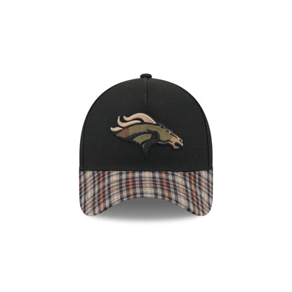 Denver Broncos Fall Plaid Visor 59FORTY A-Frame Fitted Hat