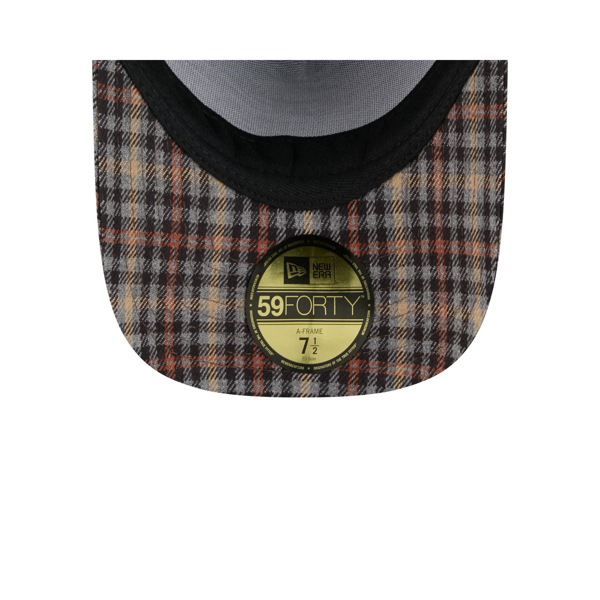San Francisco Giants Fall Plaid Visor 59FORTY A-Frame Fitted Hat